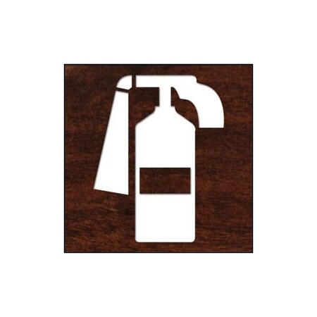 Accuform 3 in W x 3 in H, Engraved Plastic PSG319WL